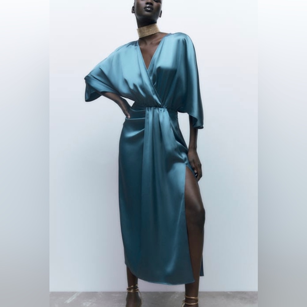 Zara Satin Mini Dress